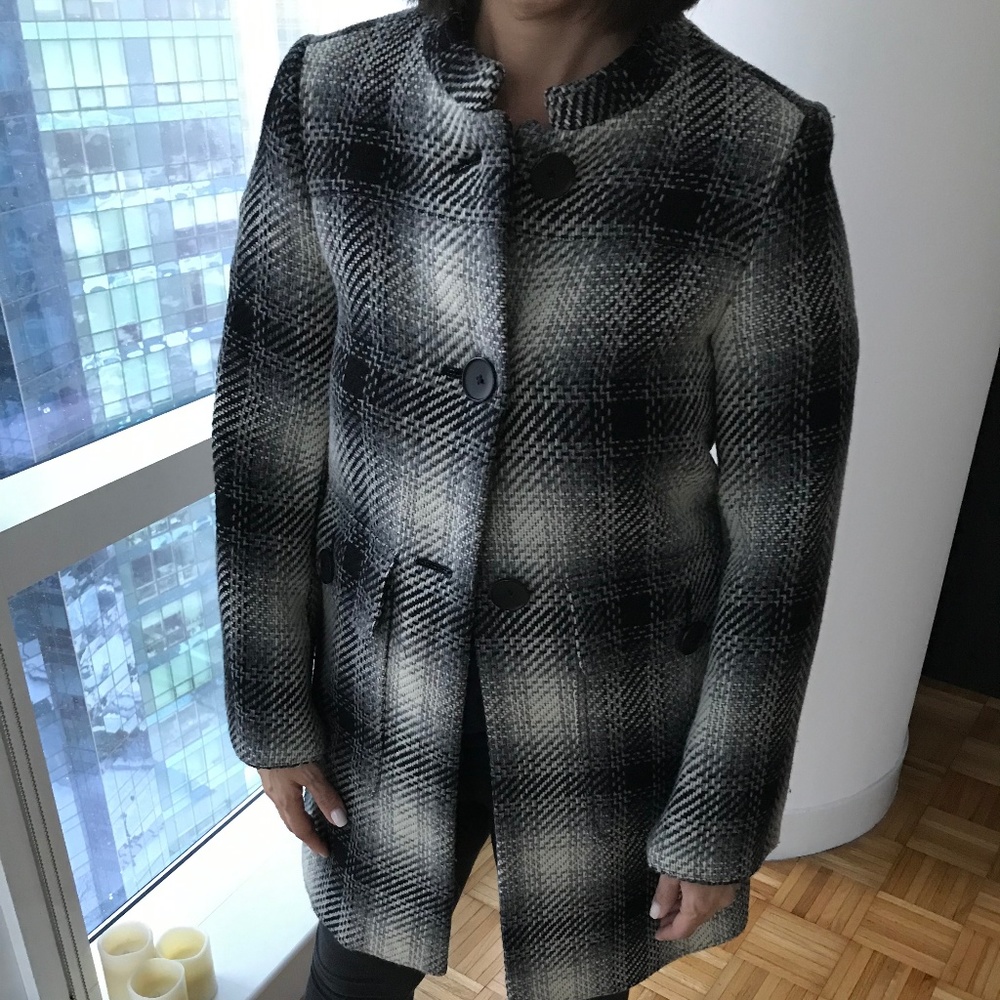 GREAT PLAID WOOL COAT